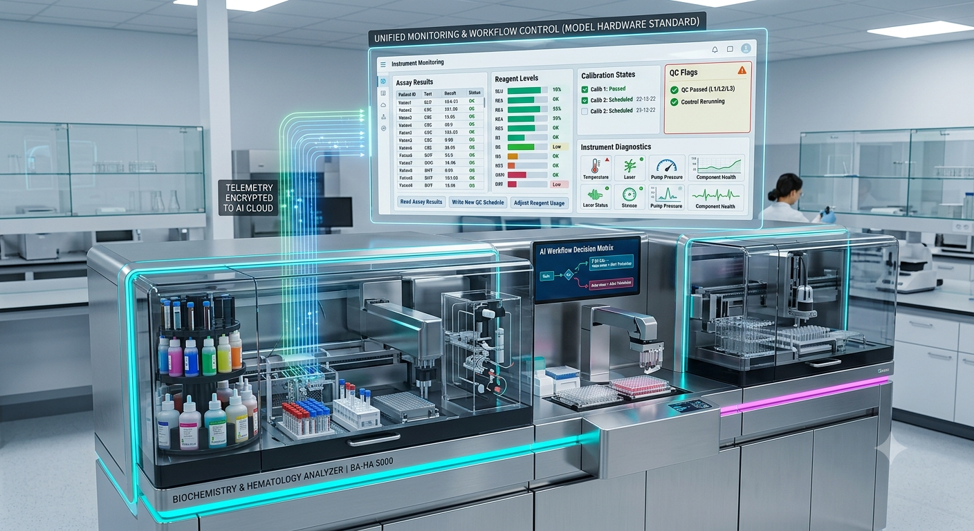 Physical Biochemistry and Hematology Analyzer Digital Twin
